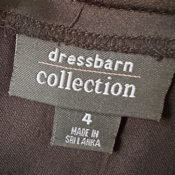 Dressbarn Collection Black Sleeveless Cocktail Dress - Picture 3 of 5